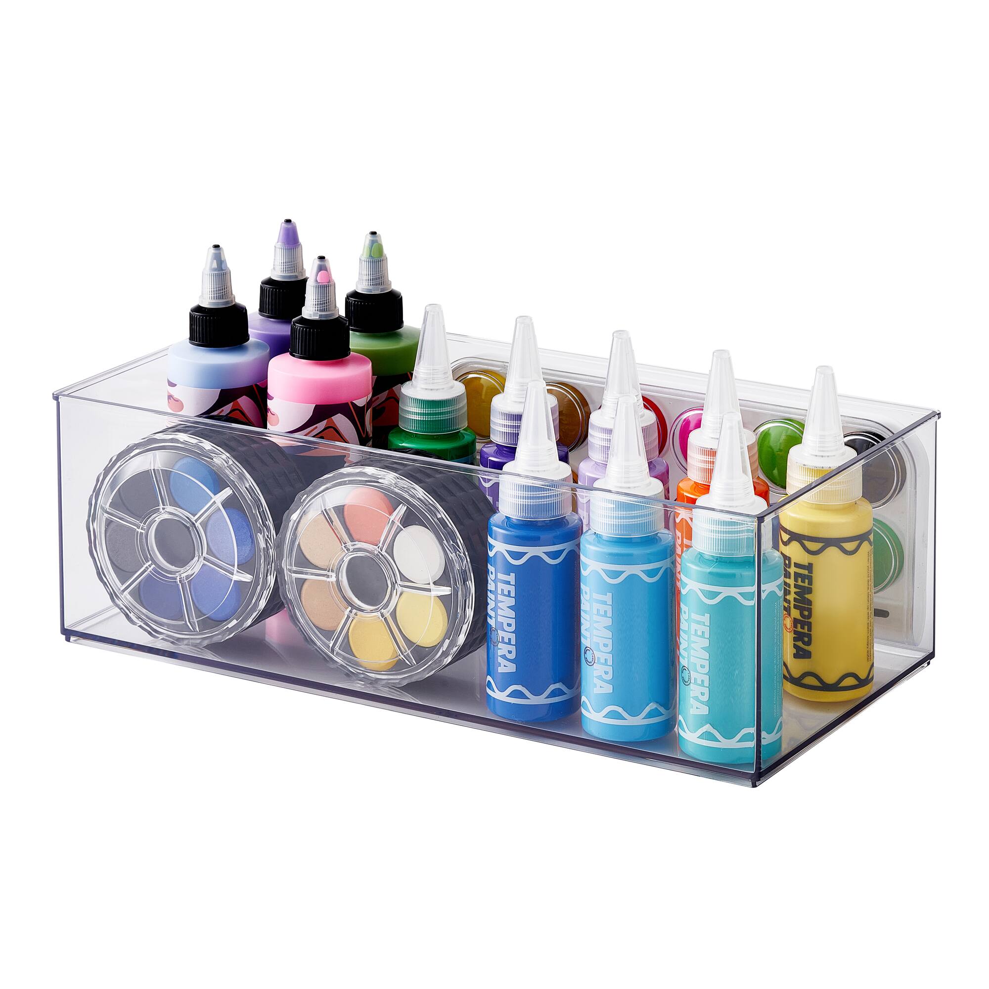 12" x 6" Clear Stacking Storage Bin by Simply Tidy™